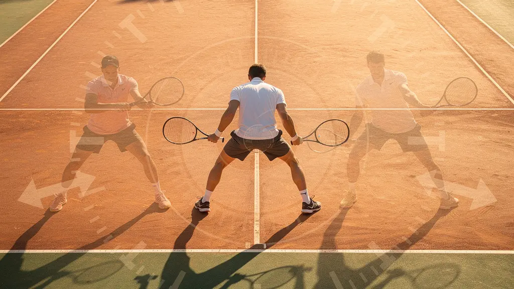 Représentation symbolique et métaphorique du gain de temps grâce au split step au tennis