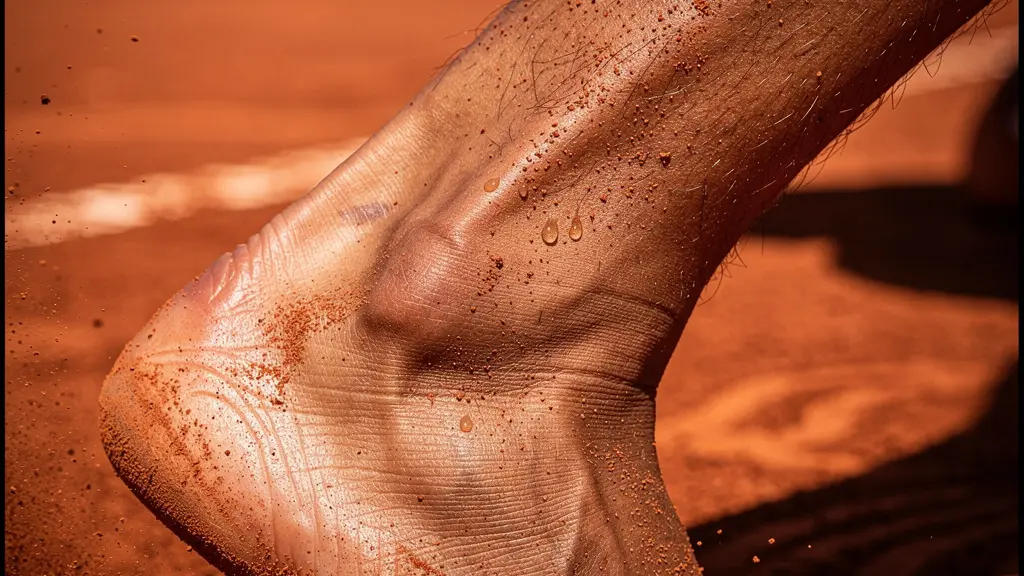 Comparaison des chaînes musculaires sollicitées sur terre battue versus surface dure