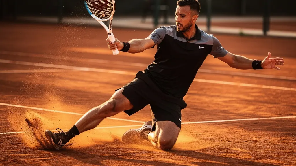 Comparaison visuelle du coup droit sur terre battue et surface dure au tennis